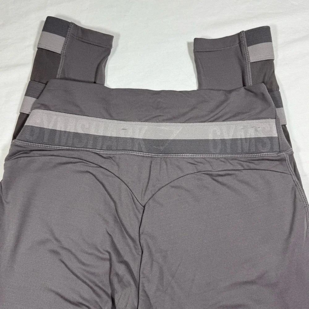 Gymshark Womens Slate Lavender High Waisted Athletic Training‎ Leggings Size M